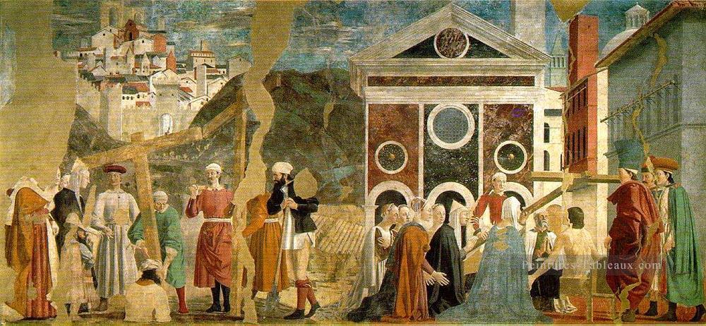 Découverte et Preuve de la Vraie Croix Humanisme de la Renaissance italienne Piero della Francesca Peintures à l'huile